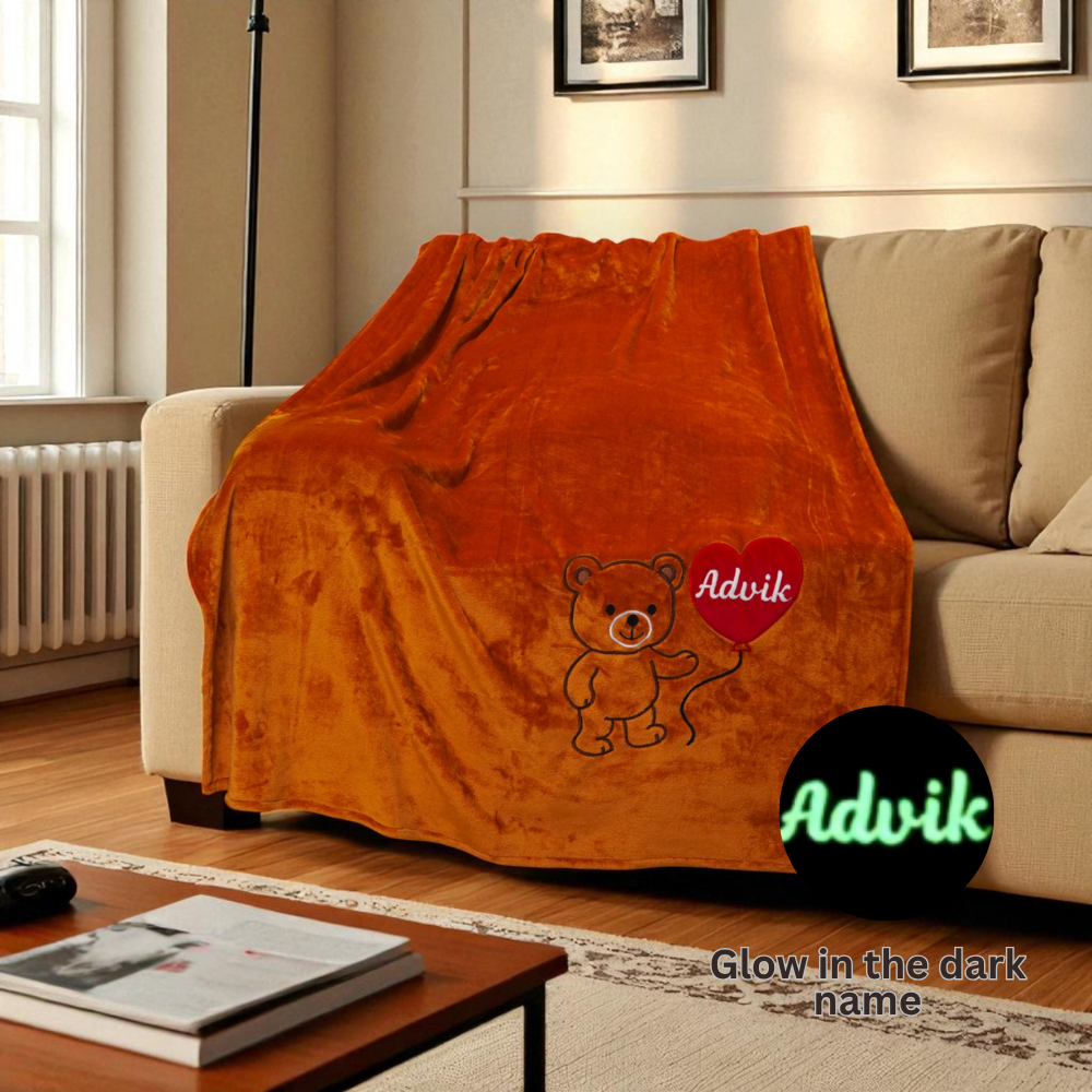 Glow in the Dark Personalized Blanket