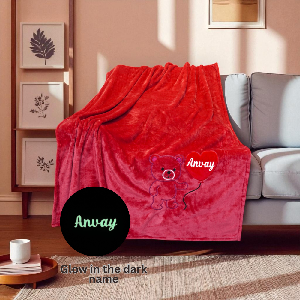 Glow in the Dark Personalized Blanket
