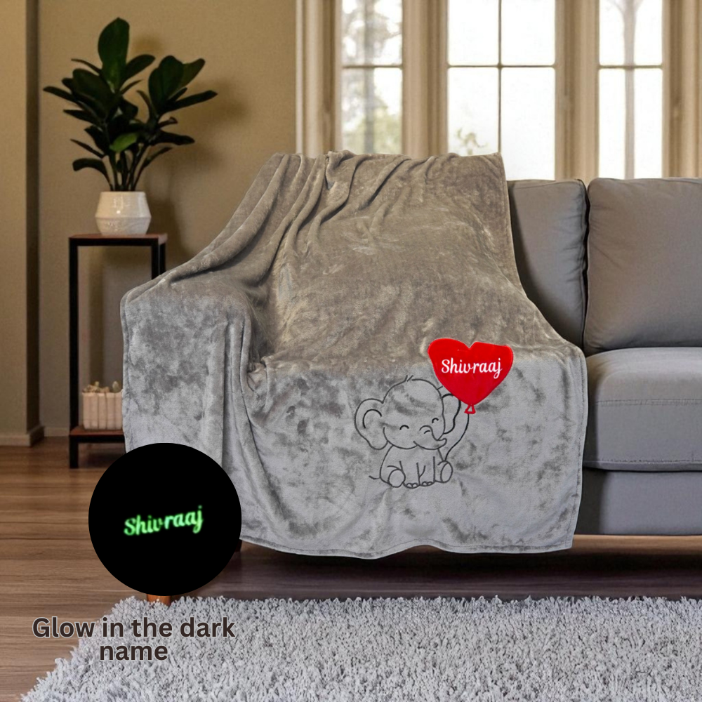 Glow in the Dark Personalized Blanket