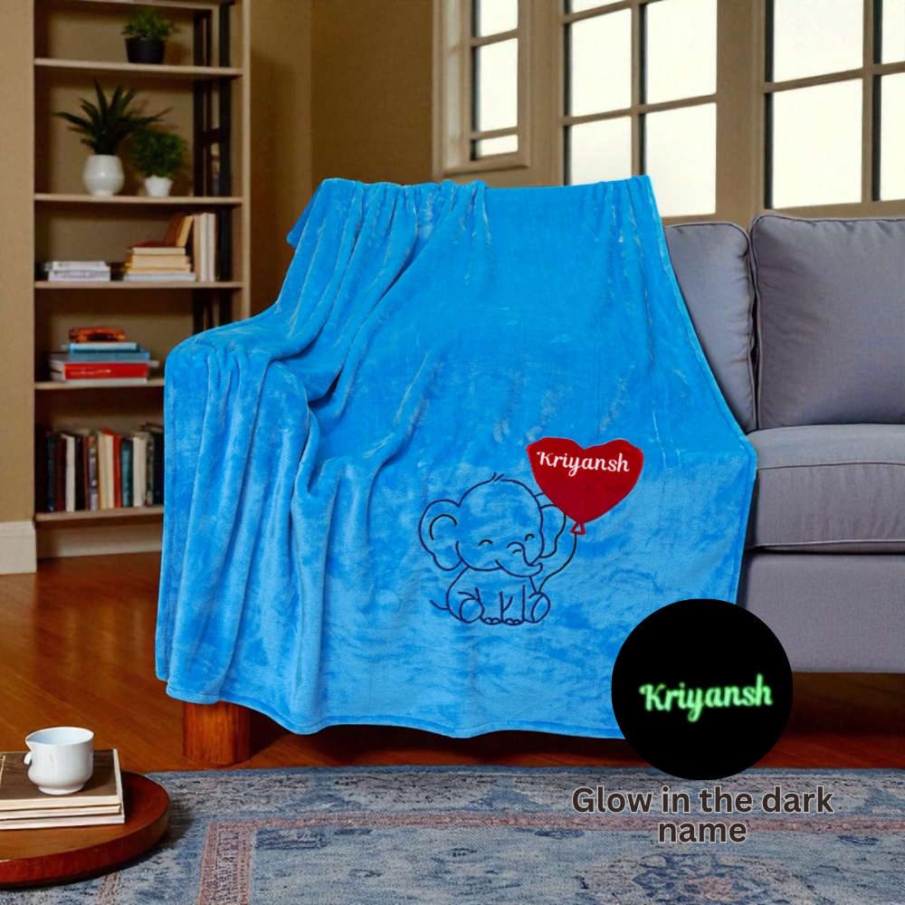 Glow in the Dark Personalized Blanket