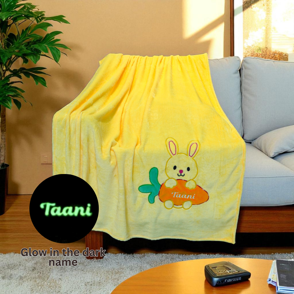 Glow in the Dark Personalized Blanket