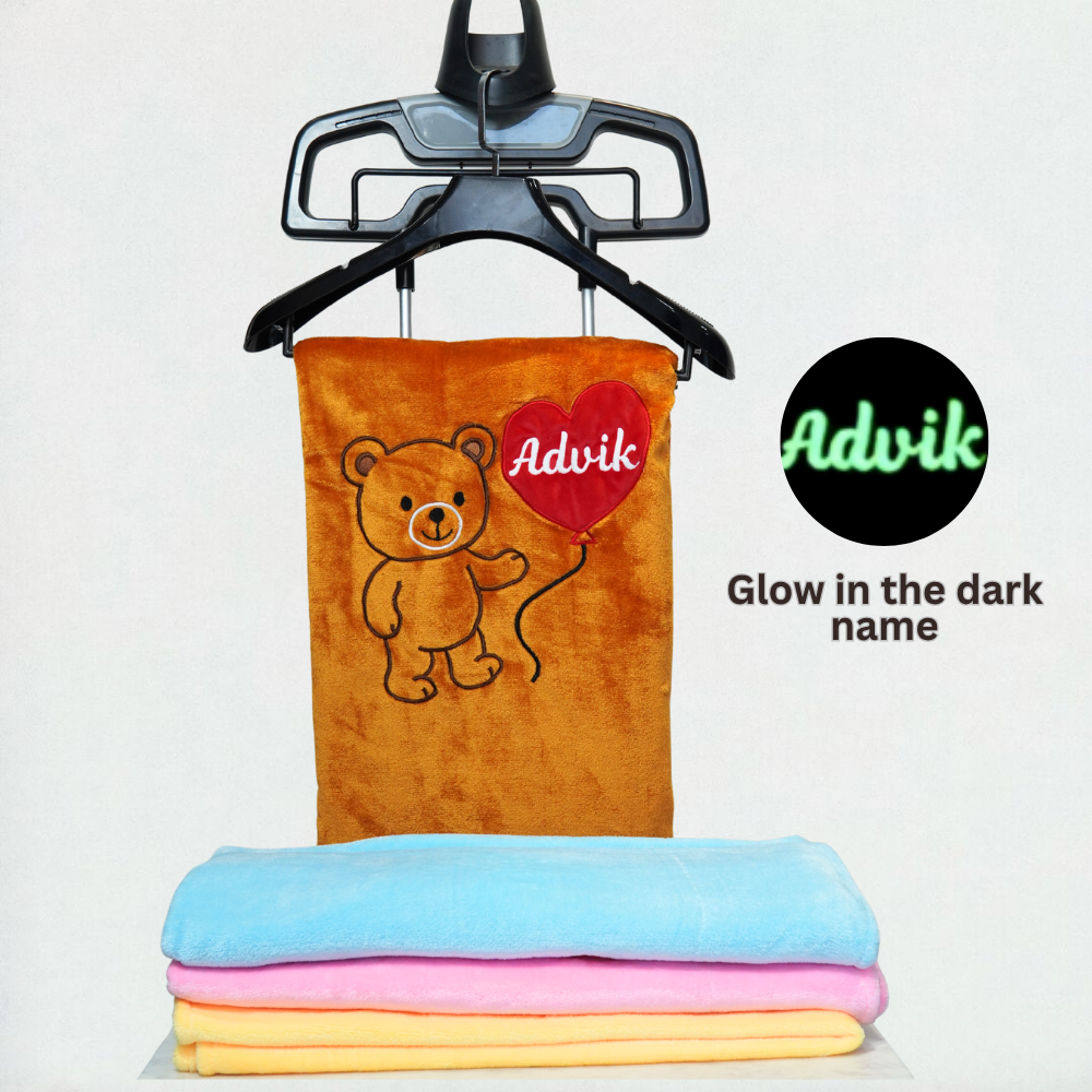 Glow in the Dark Personalized Blanket