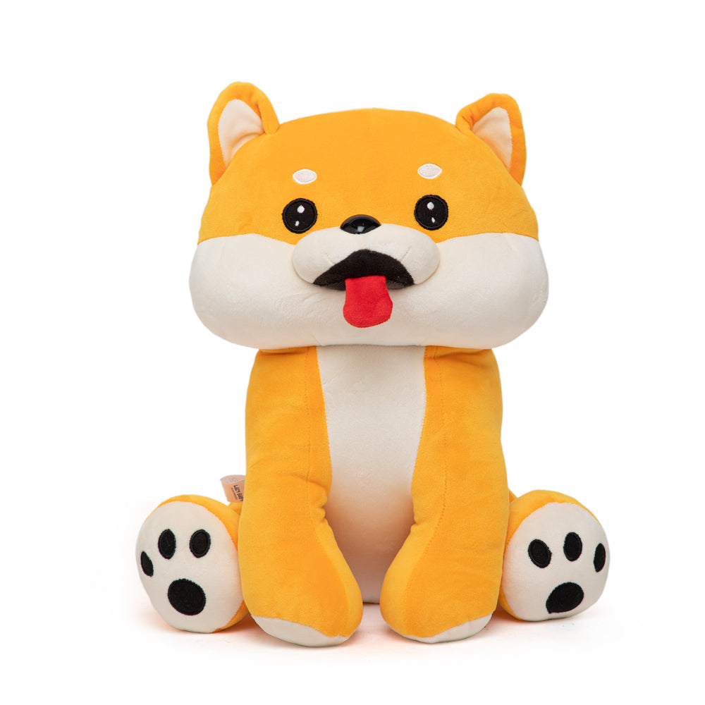 Orange cheap stuffed dog