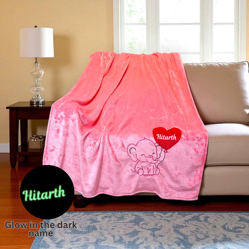 Glow in the Dark Personalized Blanket
