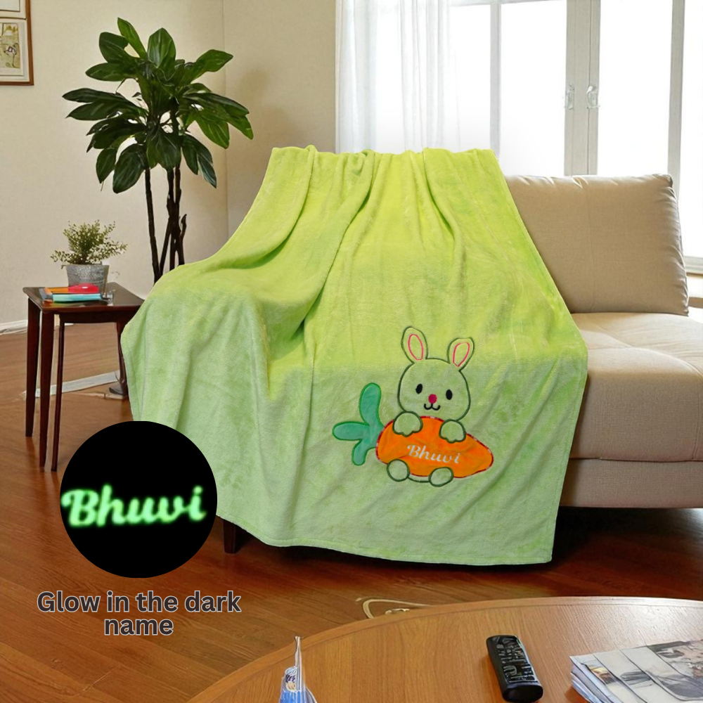 Glow in the Dark Personalized Blanket