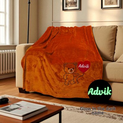 Glow in the Dark Personalized Blanket
