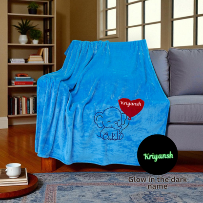 Glow in the Dark Personalized Blanket