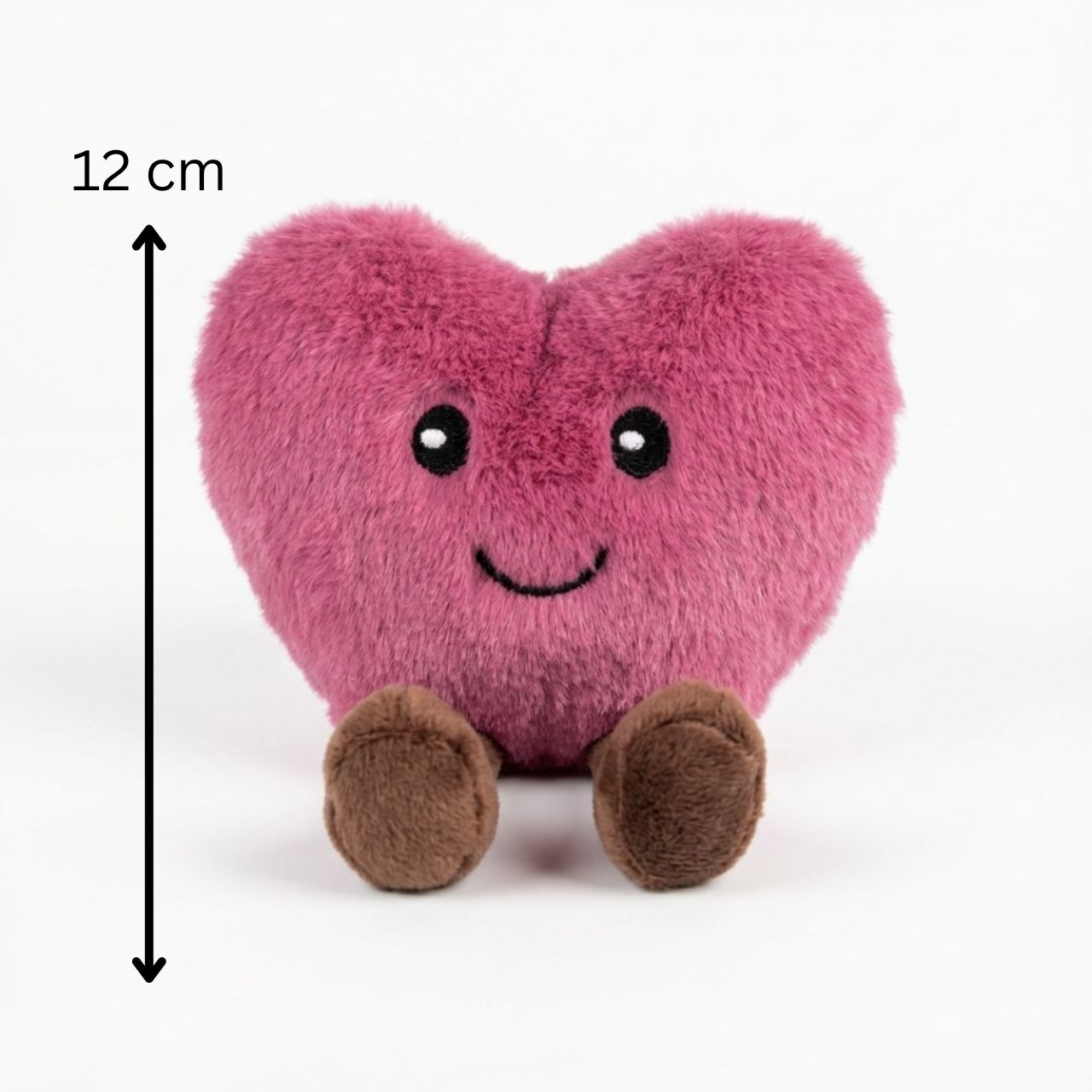 Smiley Heart Plush Bag Charm