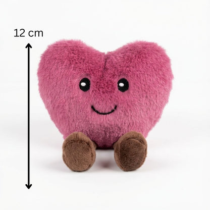 Smiley Heart Plush Bag Charm