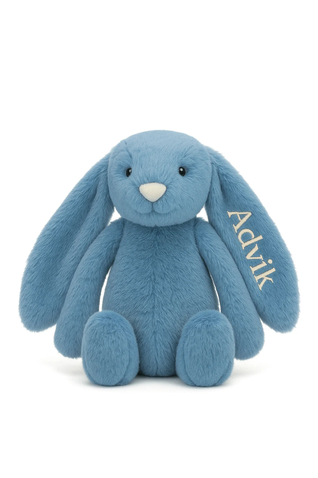 SnowBall personalised bunny soft toy for babies and couples Lazy Baby India