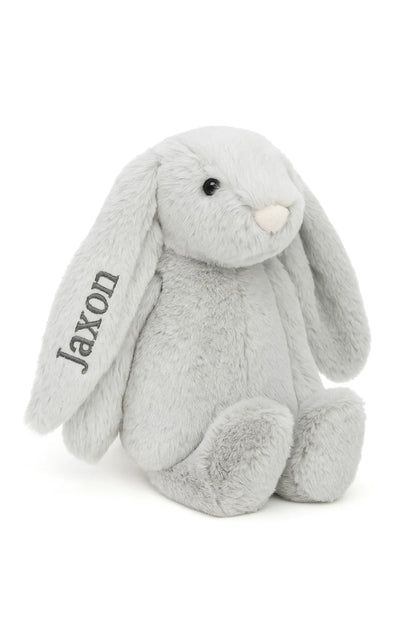 custom name bunny soft toy baby gift and cute couple gift
