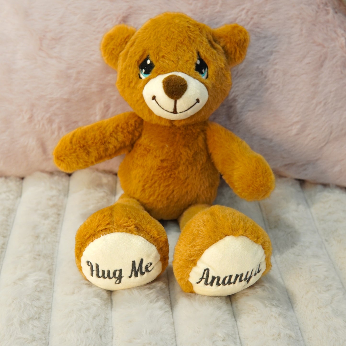 Lazy Baby Signature Message Bear