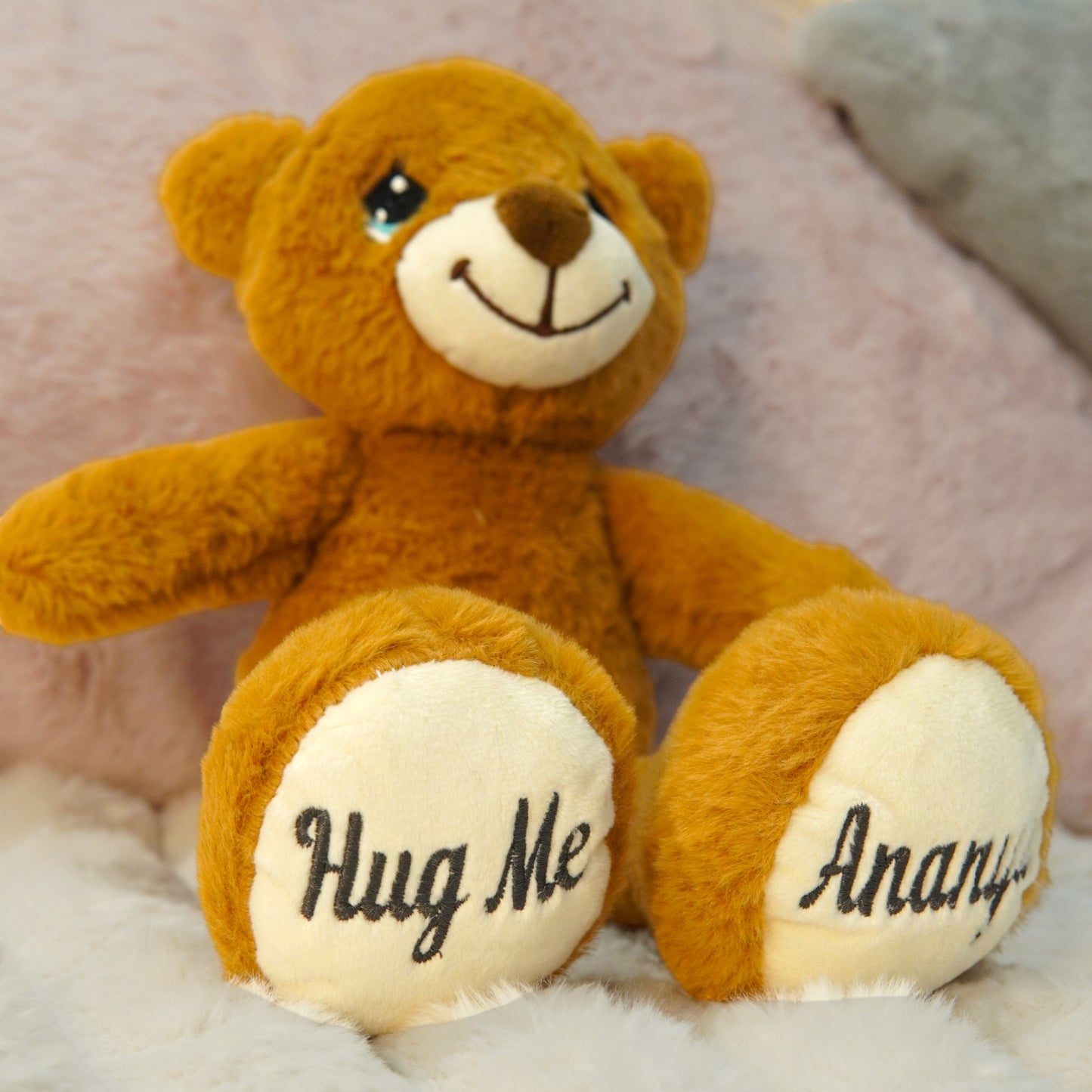 Lazy Baby Signature Message Bear