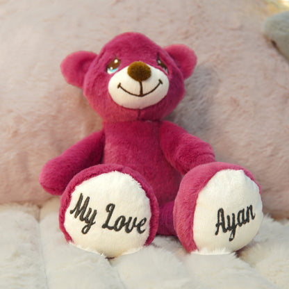Lazy Baby Signature Message Bear