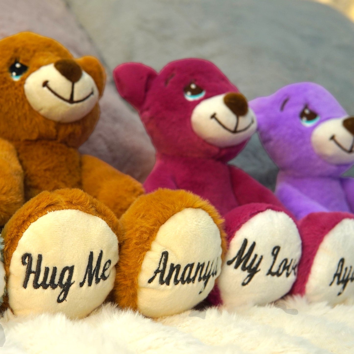 Lazy Baby Signature Message Bear